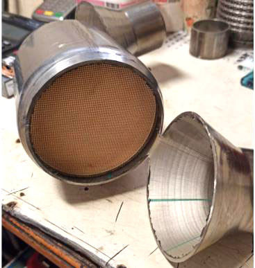 kopen 300 CPI driewegkatalysator | Uitlaatreinigingssysteem voor auto's | Voldoet aan EURO 6-normen online vervaardiging